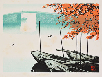 Autumn 12 by Lu, Ping, Woodblock Print