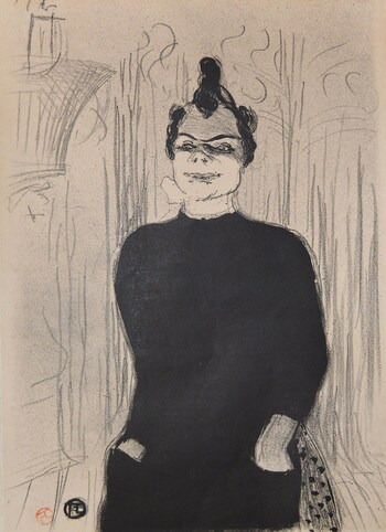 At La Gaiete Rochechouart: Nicolle by ToulouseLautrec, Henri de, Lithograph