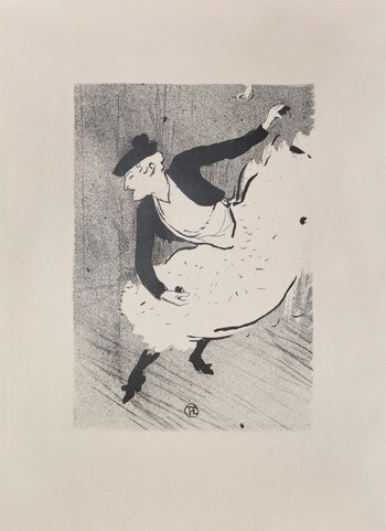 EdmŽe Lescot by ToulouseLautrec, Henri de, Lithograph