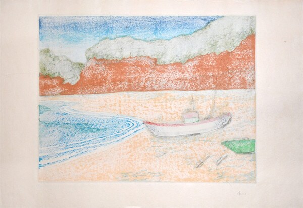 Beach at High Noon by Miyashita, Tokio, Prints