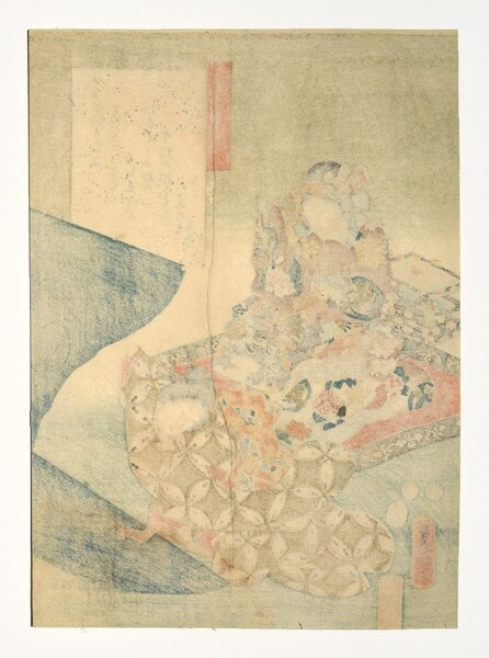 Chapter 28: Nowaki by Toyokuni III, Woodblock Print