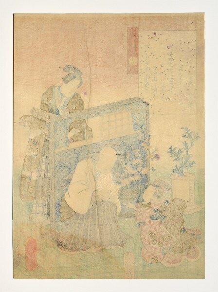 Chapter 24: Kocho by Toyokuni III, Woodblock Print