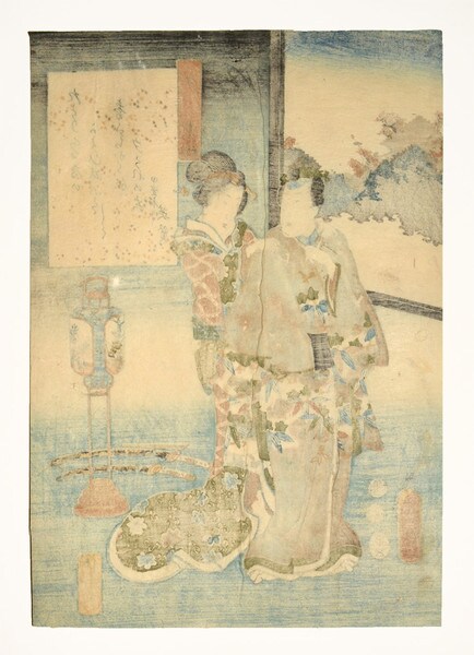 Chapter 39: Yugiri by Toyokuni III, Woodblock Print