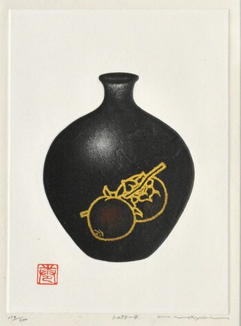 Tokkuri4 by Maki, Haku, Relief Print
