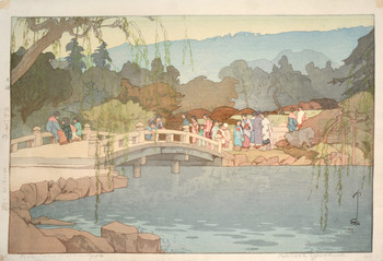 Maruyama Park in Kyoto by Yoshida, Hiroshi, Woodblock Print