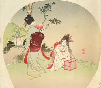 Summer Evening by Unsigned / Unknown Artist, Woodblock Print