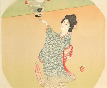 Summer Lantern by Unsigned / Unknown Artist, Woodblock Print