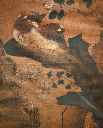 Two birds, Painting