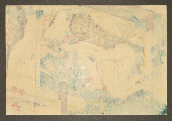 November Passion by Toyokuni III, Woodblock Print