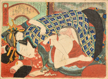 Rendezvous by Toyokuni III, Woodblock Print