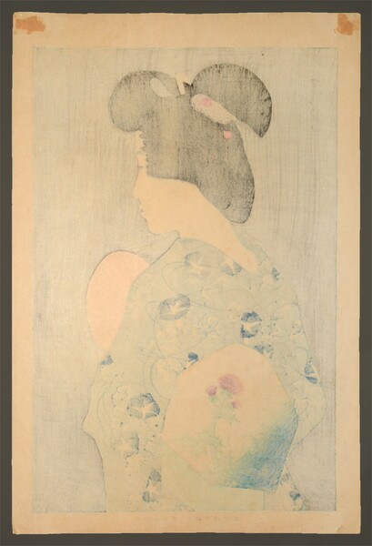 Cooling Off by Shinsui, Woodblock Print