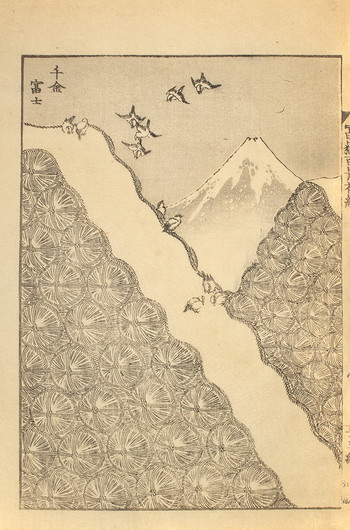Bountiful Fuji by Hokusai, Woodblock Print