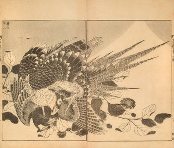Fuji in a Dream by Hokusai, Woodblock Print