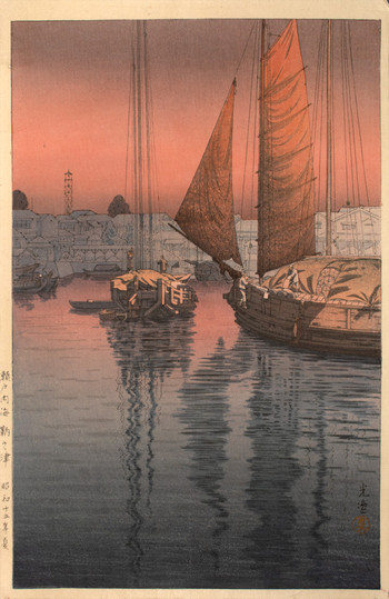 Tomonotsu by Koitsu, Woodblock Print