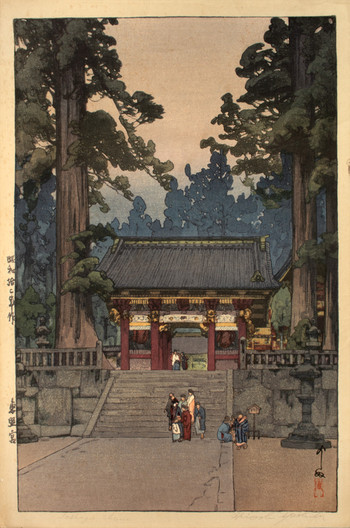 Toshogu Shrine by Yoshida, Hiroshi, Woodblock Print