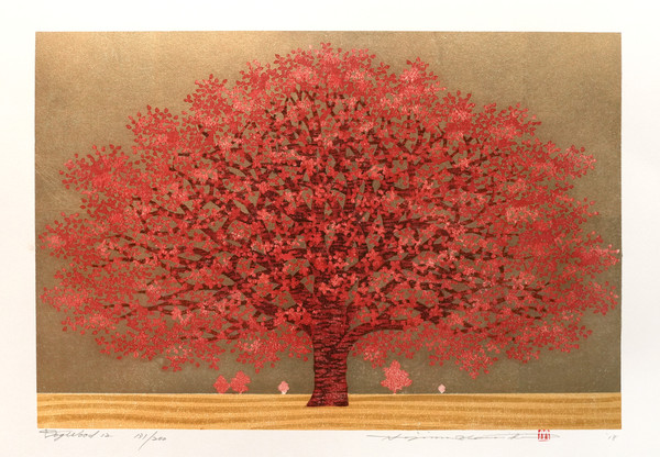 Dogwood 12 by Namiki, Hajime, Woodblock Print