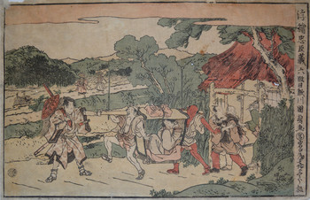 Act. VI: Chushingura by Kunisada, Woodblock Print