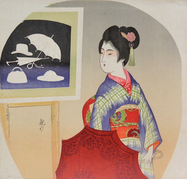 Western Accessories by Unsigned / Unknown Artist, Woodblock Print
