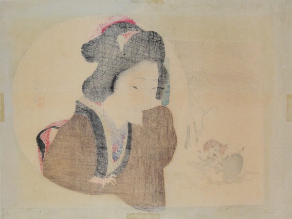 Morning after Snow by Tomioka, Eisen, Woodblock Print