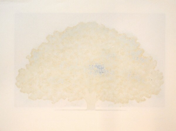 Blue Tree 136 by Namiki, Hajime, Woodblock Print