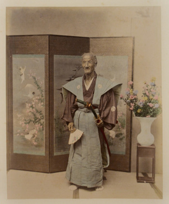 Man Dressed in Montsukihakama by Unsigned / Unknown Artist, Photography