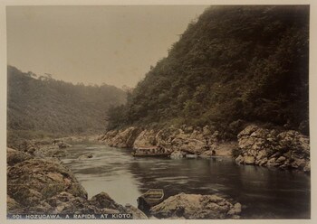 Hozugawa, a Rapids, at Kioto by Unsigned / Unknown Artist, Photography