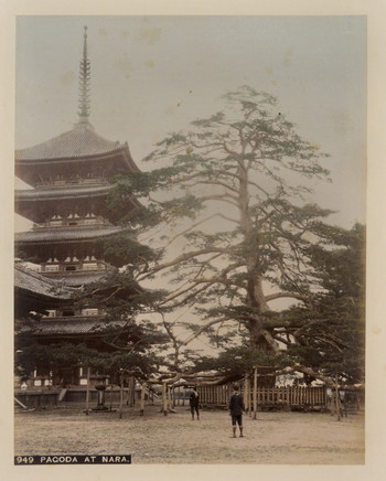 Pagoda at Nara by Unsigned / Unknown Artist, Photography