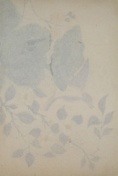 Sparrow and Ligularia by Unsigned / Unknown Artist, Painting