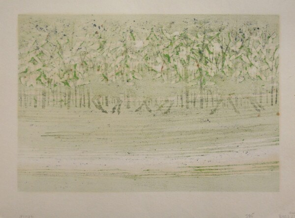 Midori no Kisetsu by Fujita, Fumio, Woodblock Print