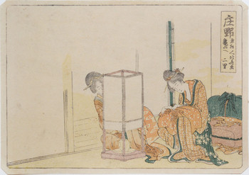 Shono by Hokusai, Woodblock Print