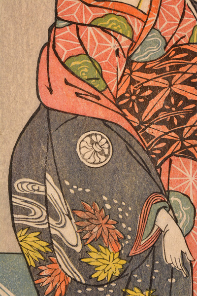 Kabuki Actor Segawa Kikunojo III by Shunko, Woodblock Print