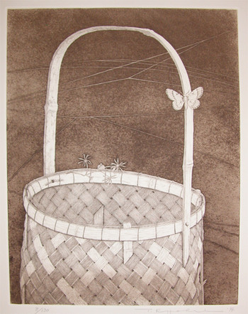 Basket #3 by Tanaka, Ryohei, Etching