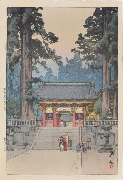 Toshogu Shrine by Yoshida, Hiroshi, Woodblock Print