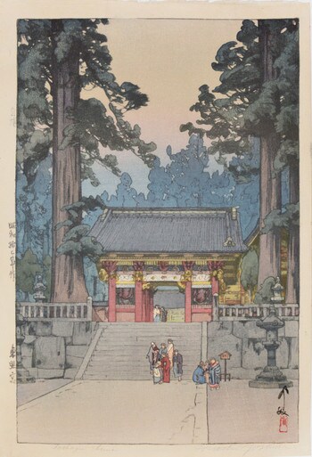 Toshogu Shrine by Yoshida, Hiroshi, Woodblock Print