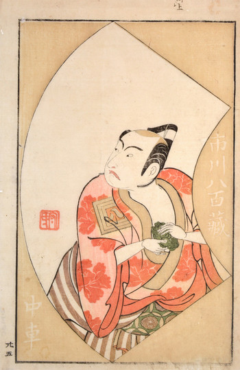 Ichikawa Yaozo by Buncho, Woodblock Print