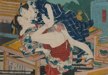 In the Month of June by Toyokuni III, Woodblock Print