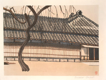 Winter Day by Sekino, Jun'ichiro, Woodblock Print