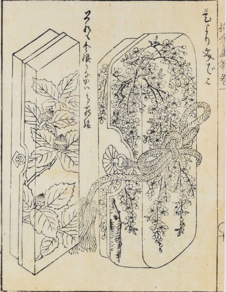 Lacquer Design by Unsigned / Unknown Artist, Woodblock Print