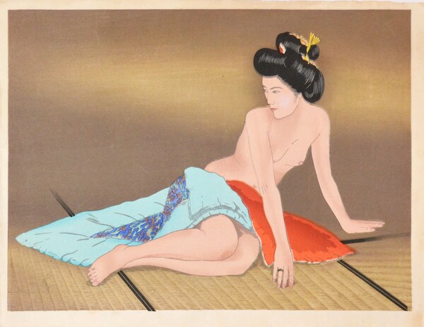 Nude by Hack, Vincent, Woodblock Print
