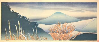 Oh, the silence by Howard, Daryl, Woodblock Print