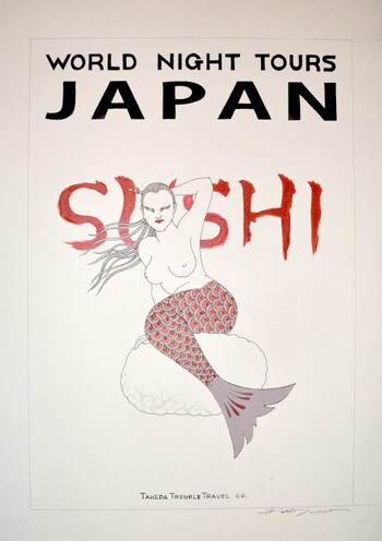 Sushi, JAPAN by Takeda, Hideo, Drawing