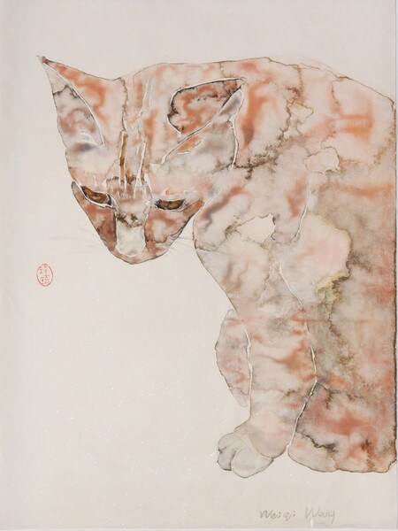 Beauty by Wang, Weiqi, Ink Painting