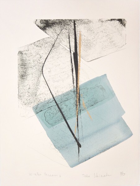 Winter Green A by Shinoda, Toko, Lithograph