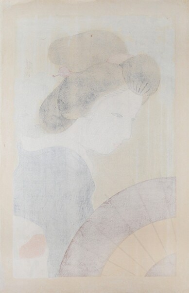 May Rain by Nakayama, Shuko, Woodblock Print