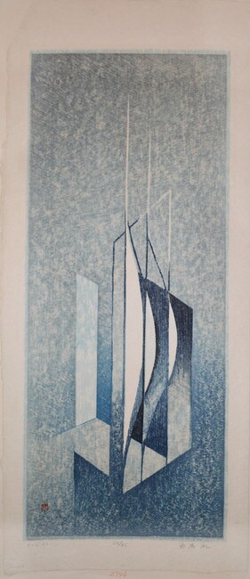 Edgestone by Rei, Yuki, Woodblock Print