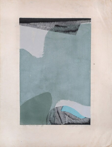 Moss No 1 by Yoshida, Masaji, Woodblock Print
