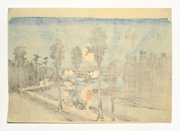 Numazu by Hiroshige, Woodblock Print