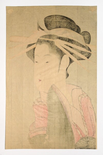 Tayu from HigashiOgiya House ( Reproduction) by Choki, Woodblock Print