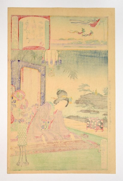 July: Star Festival by Nobukazu, Woodblock Print