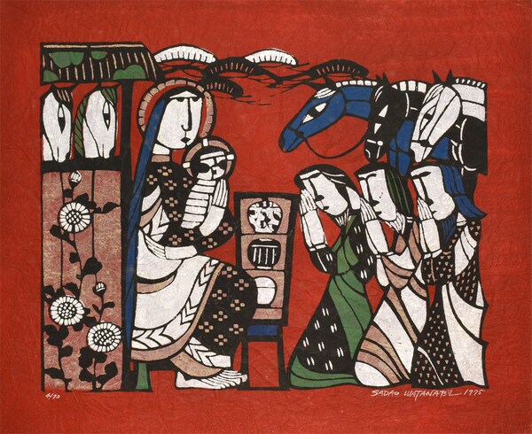 Nativity by Watanabe, Sadao, Stencil